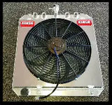 Speedway Performance Double Pass Radiators with Fans