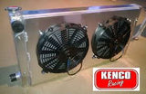 Speedway Performance Double Pass Radiators with Fans