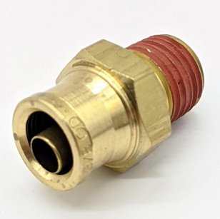 Metric NPT Straight Male Connector